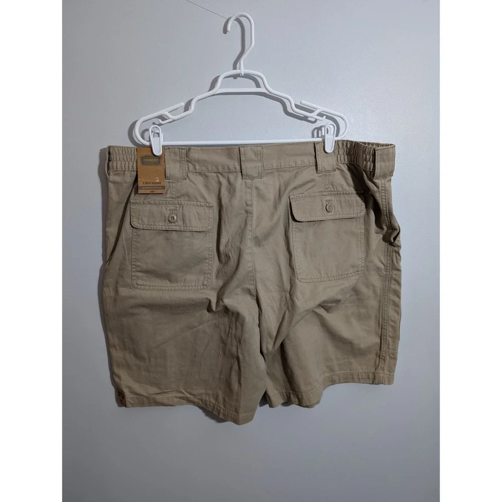 Foundry Stretch Waist Flat Front‎ Cargo Shorts Men's Size 46